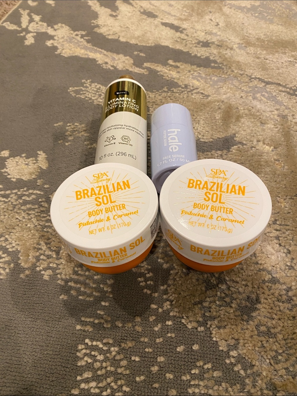 Pistachio & Caramel Body Butter - White/Orange Brazilian sol hale peptide serum